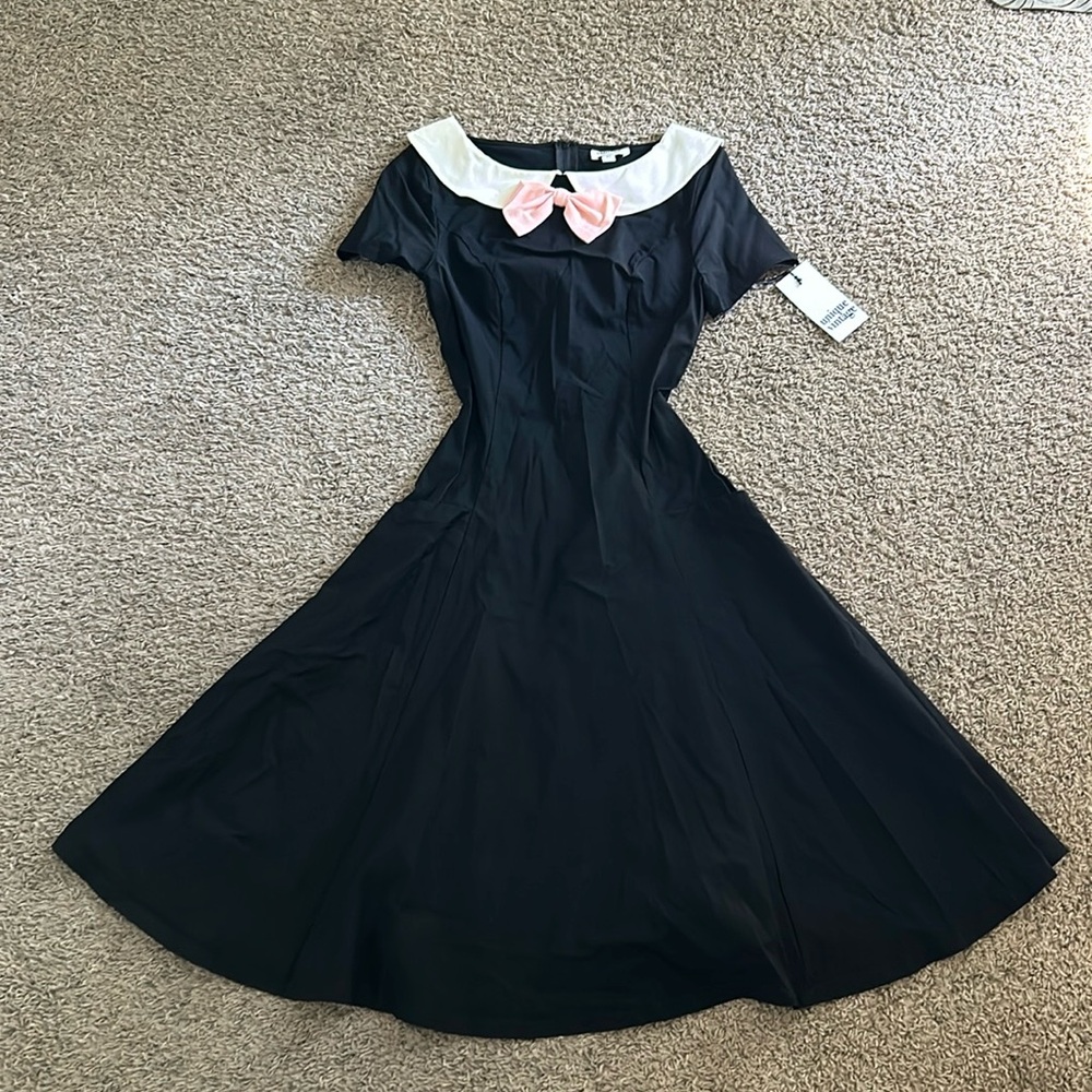 Black vintage style dress with pockets 🎀